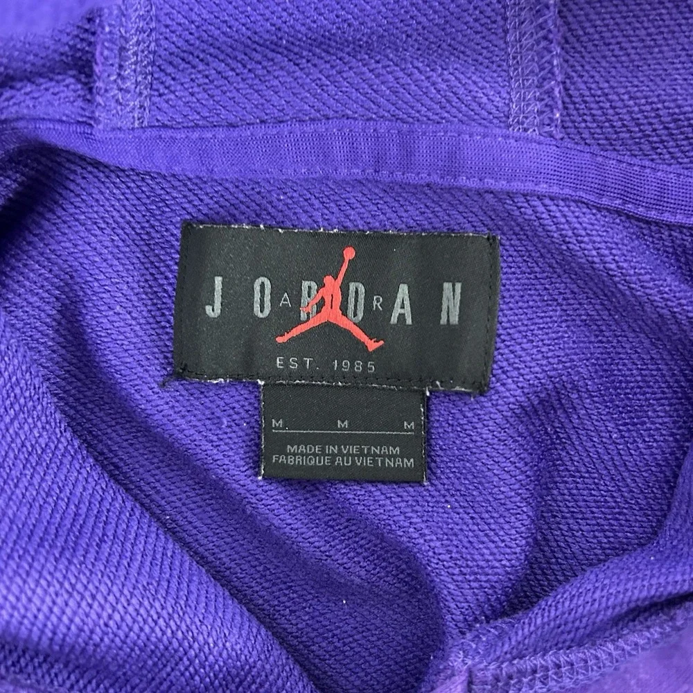 Wesleyan Christian Mustangs Basketball Jordan Nike‎ Hoodie Men's Medium Purple